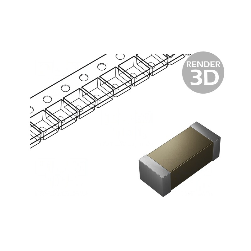 Condensator ceramic 680pF 250V SMD | Electronic-mag.ro | Componente Electronice