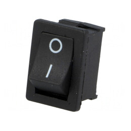ROCKER SPST ON-OFF Switch Negru 6A 250VAC | Electronic-mag.ro | Componente Electronice