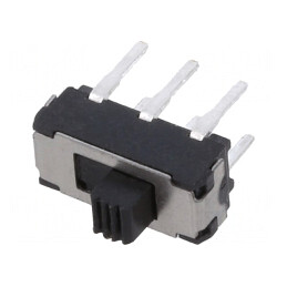 Comutator glisant SPDT 0,3A 30VDC ON-ON | Electronic-mag.ro | Componente Electronice