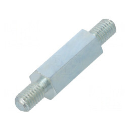 Piuliță distanțieră filetată hexagonală 30mm M8 | Electronic-mag.ro | Componente Electronice