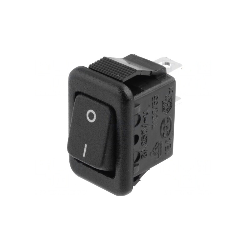 Comutator Rocker SPST ON-OFF 3A/250V Negru | Electronic-mag.ro | Componente Electronice Comutator Rocker SPST ON-OFF 3A/250V Negru | Electronic-mag.ro | Componente Electronice