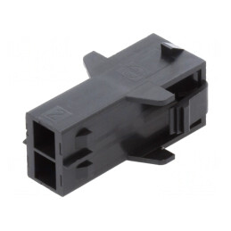 Mufă cablu-cablu tată Mega-Fit 2 pini 5,7mm 23A drept | Electronic-mag.ro | Componente Electronice