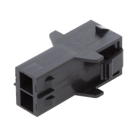 Mufă cablu-cablu tată Mega-Fit 2 pini 5,7mm 23A drept | Electronic-mag.ro | Componente Electronice