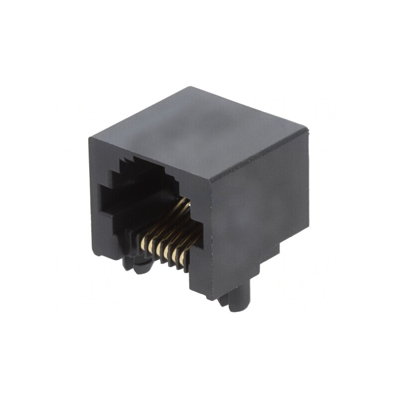 Soclu RJ12 6P6C Profil Jos Aurit | Electronic-mag.ro | Componente Electronice Soclu RJ12 6P6C Profil Jos Aurit | Electronic-mag.ro | Componente Electronice