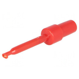 Clips de măsurare cu cârlig roşu 3A 60VDC 2mm ABS | Electronic-mag.ro | Componente Electronice