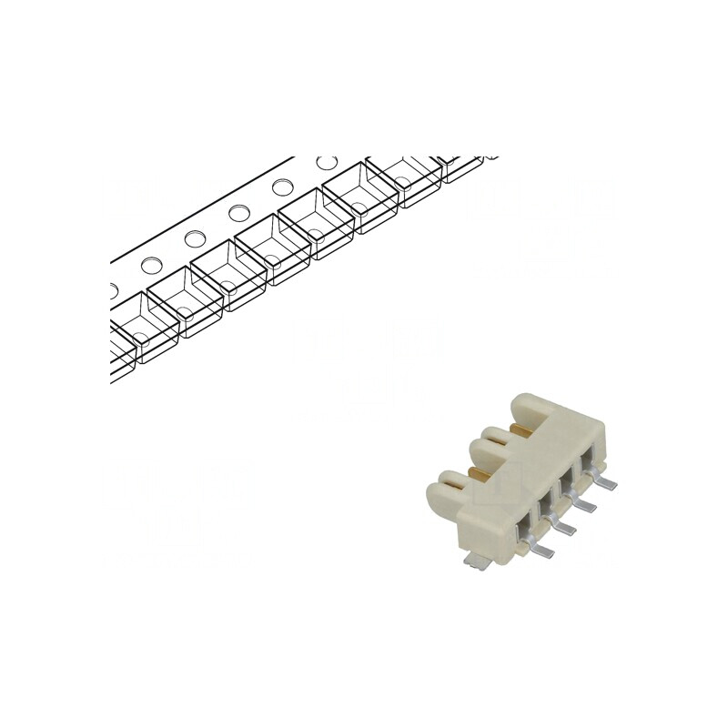 Soclu Conector PCB 3mm 4 PIN 5A SMT | Electronic-mag.ro | Componente Electronice Soclu Conector PCB 3mm 4 PIN 5A SMT | Electronic-mag.ro | Componente Electronice