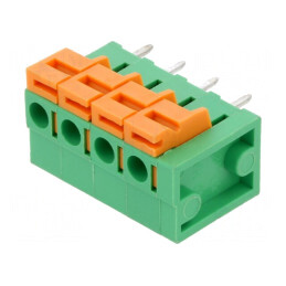 Regletă Conexiuni PCB 5,08mm 4 Piste | Electronic-mag.ro | Componente Electronice