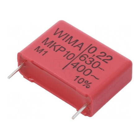 Condensator cu Polipropilenă 220nF THT | Electronic-mag.ro | Componente Electronice