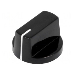 Buton rotativ cu indicator bachelită 6,35mm | Electronic-mag.ro | Componente Electronice