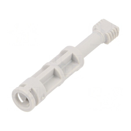 Șurub poliamidă gri deschis pentru capace | Electronic-mag.ro | Componente Electronice