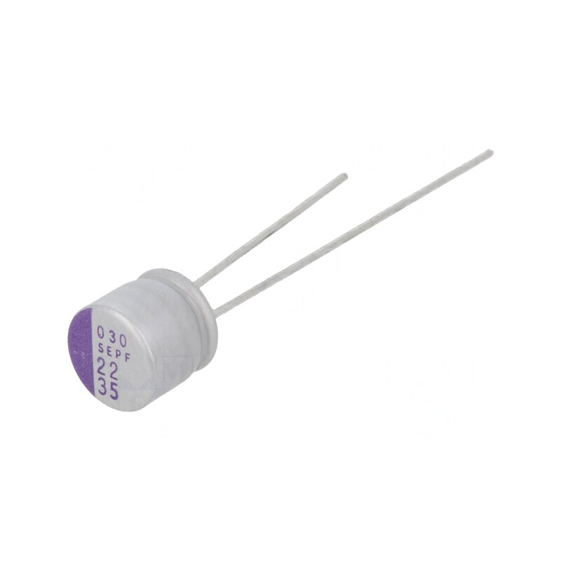Condensator Polimeric 22uF 35V THT | Electronic-mag.ro | Componente Electronice