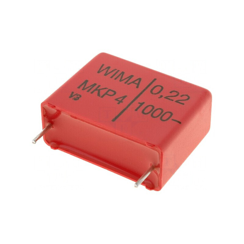 Condensator polipropilenă 220nF THT 11x21x26,5mm ±10% | Electronic-mag.ro | Componente Electronice