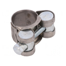 Colier Șurub Oțel Cromat 18mm Crimpare 17-19mm | Electronic-mag.ro | Componente Electronice