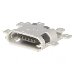 Soclu USB Micro B pentru PCB SMT 5 pini USB 2.0 | Electronic-mag.ro | Componente Electronice