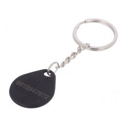 Breloc RFID Negru 125kHz 8BROM | Electronic-mag.ro | Componente Electronice
