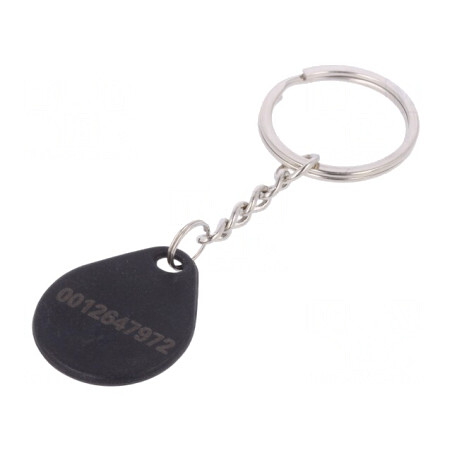 Breloc RFID Negru 125kHz 8BROM | Electronic-mag.ro | Componente Electronice