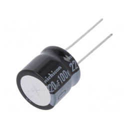 Condensator Electrolitic THT 220uF 100V 16x15mm | Electronic-mag.ro | Componente Electronice