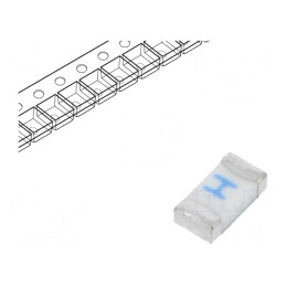 Siguranţă: siguranţă; ardere rapidă; 1A; 50VAC; 50VDC; SMD; 440