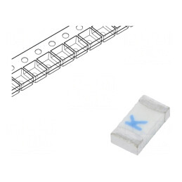 Siguranţă: siguranţă; ardere rapidă; 1,5A; 50VAC; 50VDC; SMD; 440