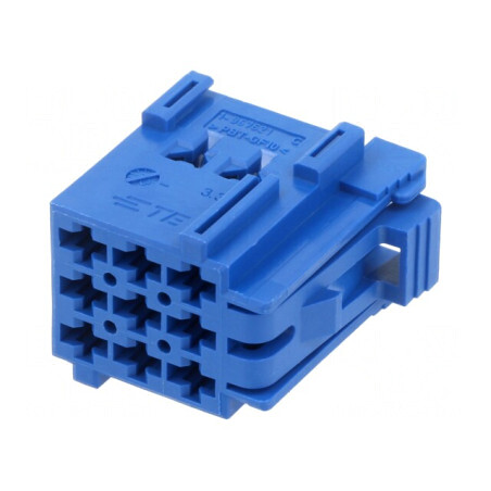 Conector Auto JPT Mamă pe Cablu 9 PIN Albastru | Electronic-mag.ro | Componente Electronice