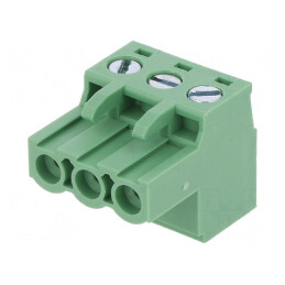 Regletă de Conexiuni Deconectabilă 5,08mm 3 Piste Drept Mufă | Electronic-mag.ro | Componente Electronice