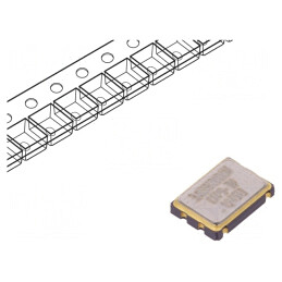 Generator de cuarț 3,6864MHz SMD 2,5V