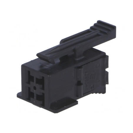 Conector Cablu-Cablu JPT Mufă Mamă 4 PIN Negru | Electronic-mag.ro | Componente Electronice