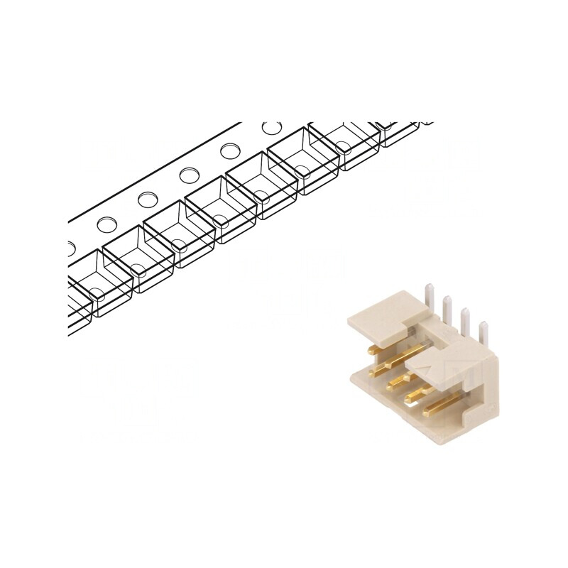 Soclu cablu-placă Minitek 2mm 8 pini SMT pentru PCB 2A | Electronic-mag.ro | Componente Electronice