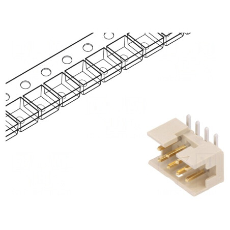Soclu cablu-placă Minitek 2mm 8 pini SMT pentru PCB 2A | Electronic-mag.ro | Componente Electronice