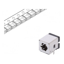 Conector Alimentare DC 5,5/2,1mm Ecranat THT | Electronic-mag.ro | Componente Electronice