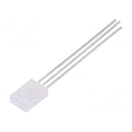 LED dreptunghiular bicolor verde/roșu 5,46x2,41x8mm | Electronic-mag.ro | Componente Electronice