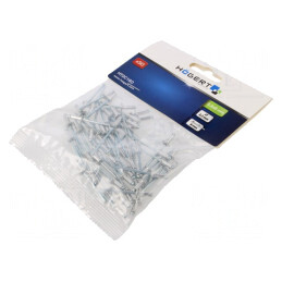 Diblu Aluminiu 3,2mm x 8mm - Set 50 Buc. | Electronic-mag.ro | Componente Electronice