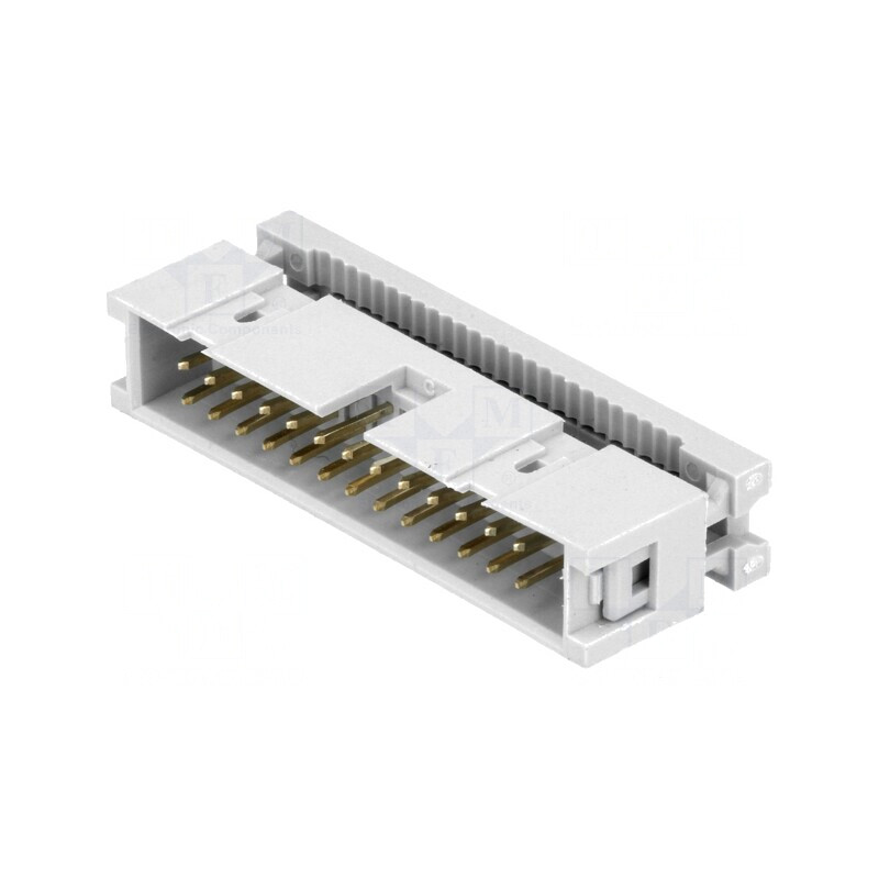 Mufă IDC Tată 26 PIN Aurită pentru Cablu-Bandă 1,27mm | Electronic-mag.ro | Componente Electronice