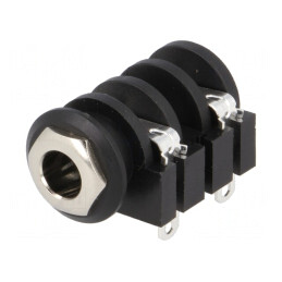Soclu Jack 6,3mm Mono cu Întrerupător Dublu | Electronic-mag.ro | Componente Electronice