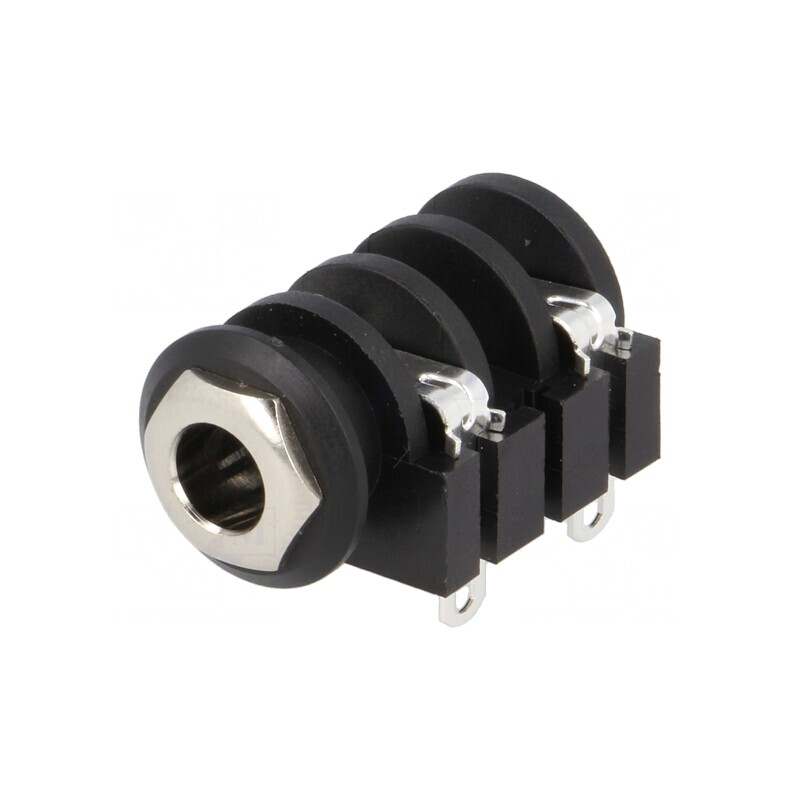 Soclu Jack 6,3mm Mono cu Întrerupător Dublu | Electronic-mag.ro | Componente Electronice