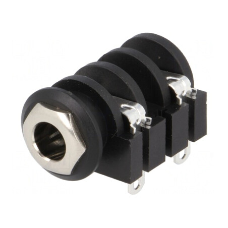 Soclu Jack 6,3mm Mono cu Întrerupător Dublu | Electronic-mag.ro | Componente Electronice