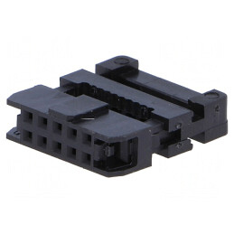 Mufă IDC Mamă 10 PIN Neagră 1mm | Electronic-mag.ro | Componente Electronice