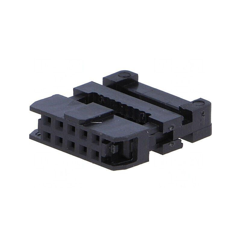 Mufă IDC Mamă 10 PIN Neagră 1mm | Electronic-mag.ro | Componente Electronice