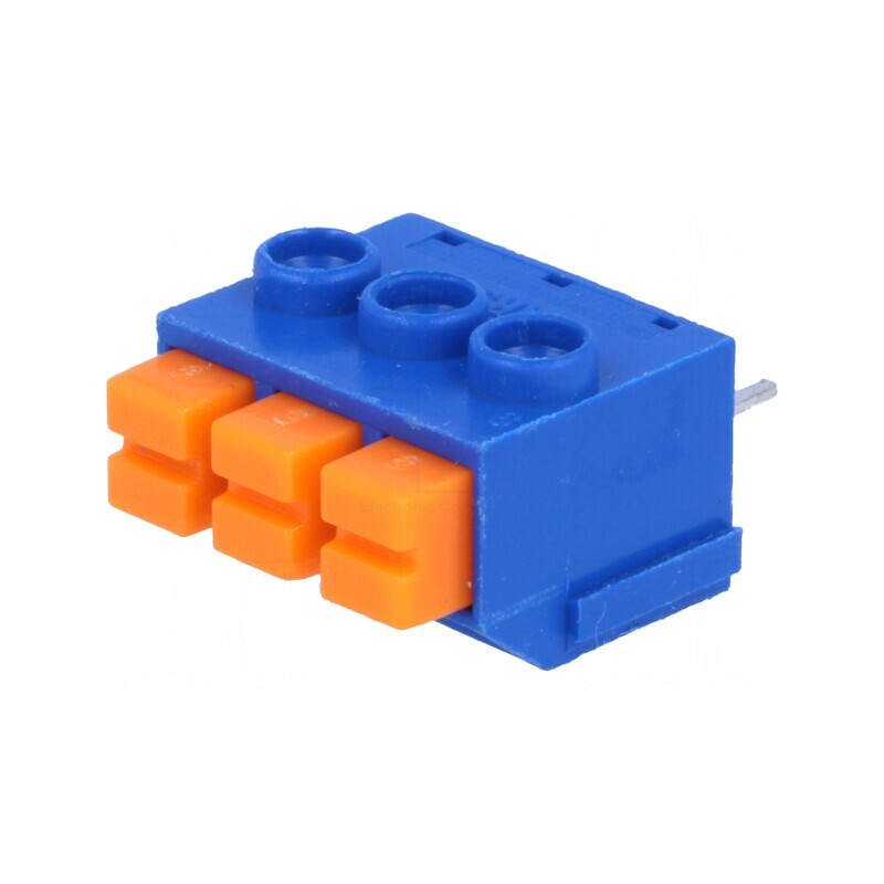 Regletă de conexiuni PCB 90° 5mm 3 piste 8A 300V | Electronic-mag.ro | Componente Electronice Regletă de conexiuni PCB 90° 5mm 3 piste 8A 300V | Electronic-mag.ro | Componente Electronice