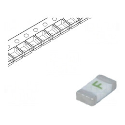 Siguranţă: siguranţă; ardere rapidă; 500mA; 63VAC; 63V; 63VDC; SMD