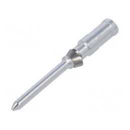 Pin tată aliaj cupru argintat 1,5mm2 10A crimpat | Electronic-mag.ro | Componente Electronice