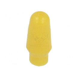 Capișon de Protecție Galben PVC fără Iluminare | Electronic-mag.ro | Componente Electronice