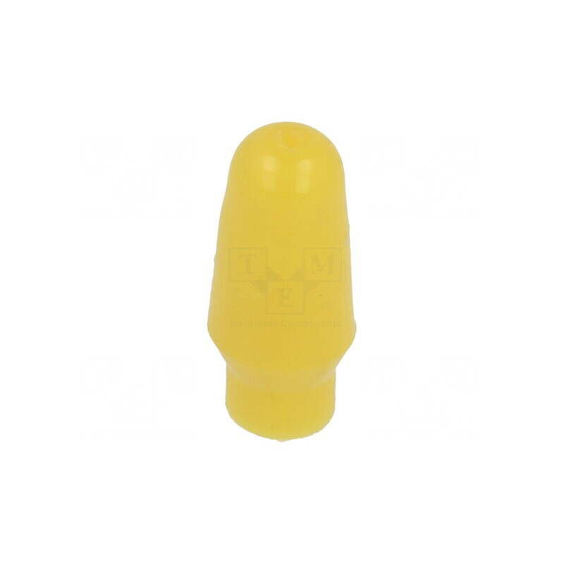 Capișon de Protecție Galben PVC fără Iluminare | Electronic-mag.ro | Componente Electronice