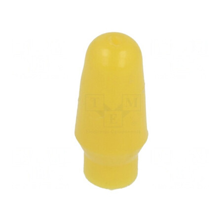 Capișon de Protecție Galben PVC fără Iluminare | Electronic-mag.ro | Componente Electronice