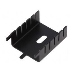 Radiator Extrudat Negru TO220 30mm x 25,4mm x 12,7mm | Electronic-mag.ro | Componente Electronice