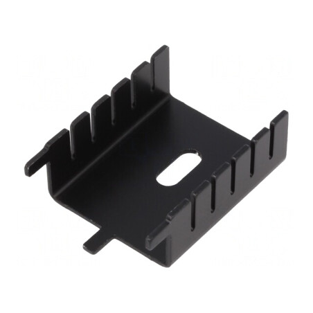 Radiator Extrudat Negru TO220 30mm x 25,4mm x 12,7mm | Electronic-mag.ro | Componente Electronice