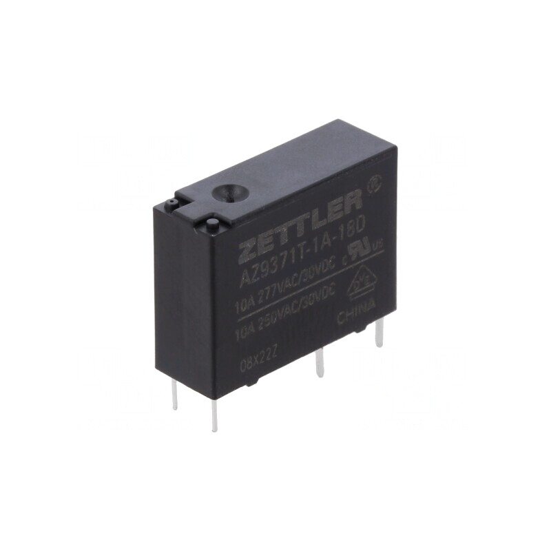 Releu Electromagnetic SPST-NO 18VDC 10A 277VAC | Electronic-mag.ro | Componente Electronice