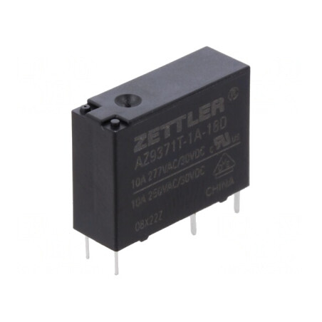 Releu Electromagnetic SPST-NO 18VDC 10A 277VAC | Electronic-mag.ro | Componente Electronice