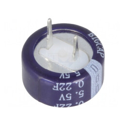 Supercondensator THT 0,22F 5,5V 13,5x6,6mm | Electronic-mag.ro | Componente Electronice