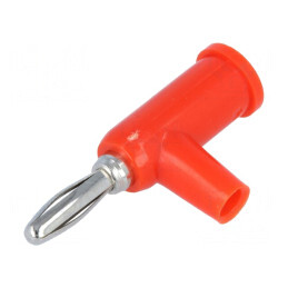 Mufă Banană 4mm 24A 60VDC Roșie | Electronic-mag.ro | Componente Electronice
